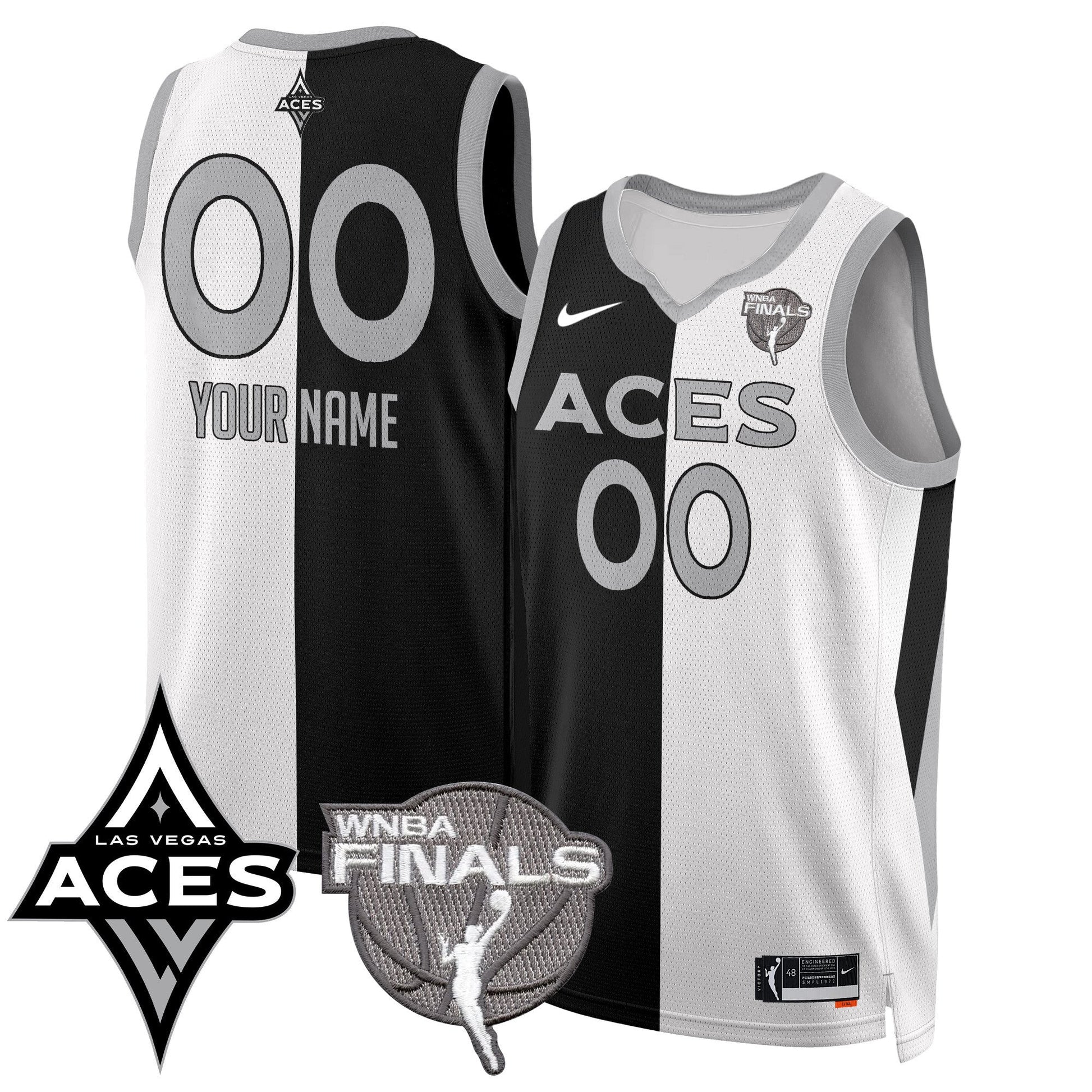 Custom Las Vegas Aces 2025 WNBA Finals Jersey - All Stitched