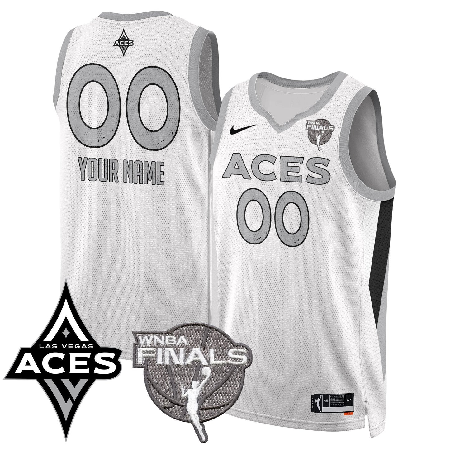 Custom Las Vegas Aces 2025 WNBA Finals Jersey - All Stitched