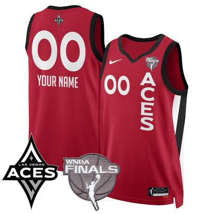 Custom Las Vegas Aces 2025 WNBA Finals Jersey - All Stitched