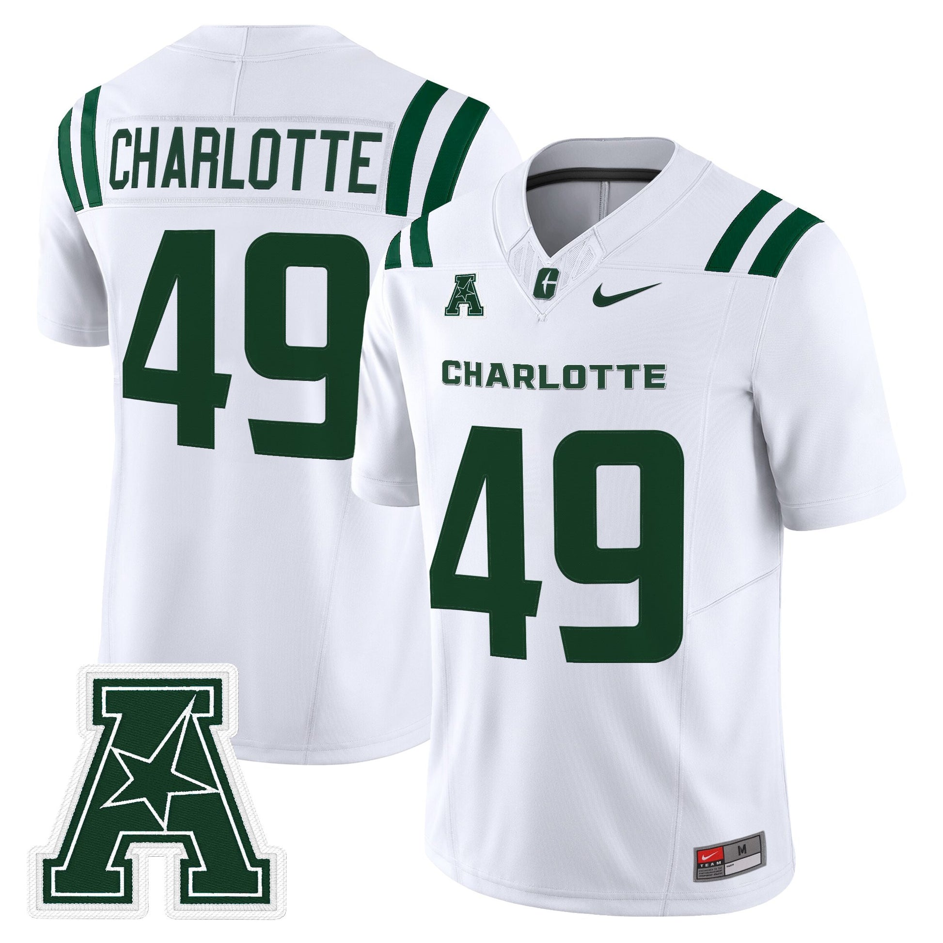 Men's Charlotte 49ers 2025 Vapor Limited Jersey - All Stitched