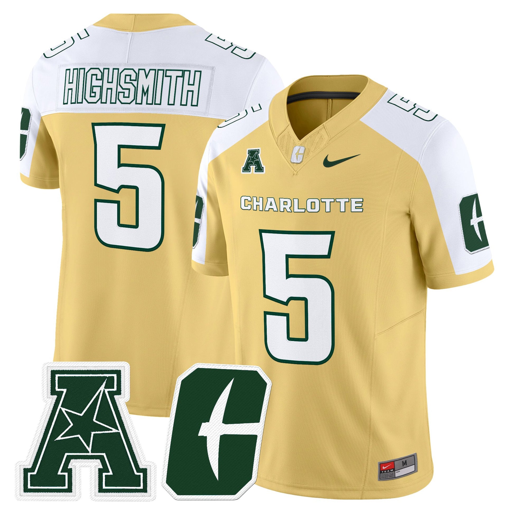 Men's Charlotte 49ers 2025 Vapor Limited Jersey - All Stitched