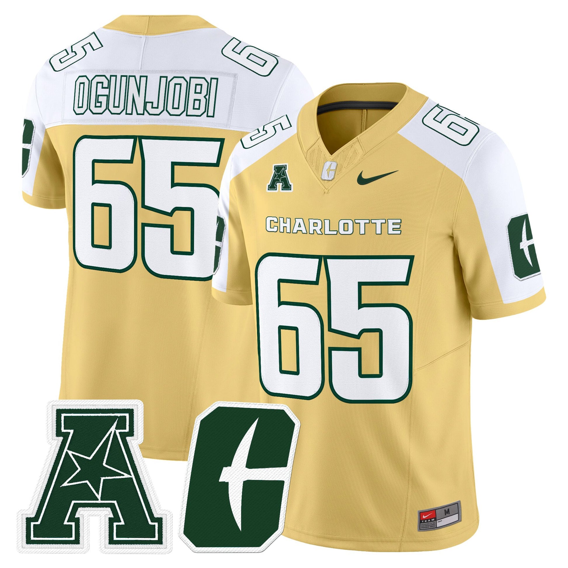 Men's Charlotte 49ers 2025 Vapor Limited Jersey - All Stitched