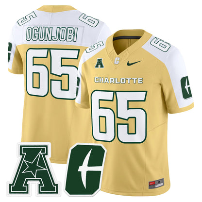 Men's Charlotte 49ers 2025 Vapor Limited Jersey - All Stitched