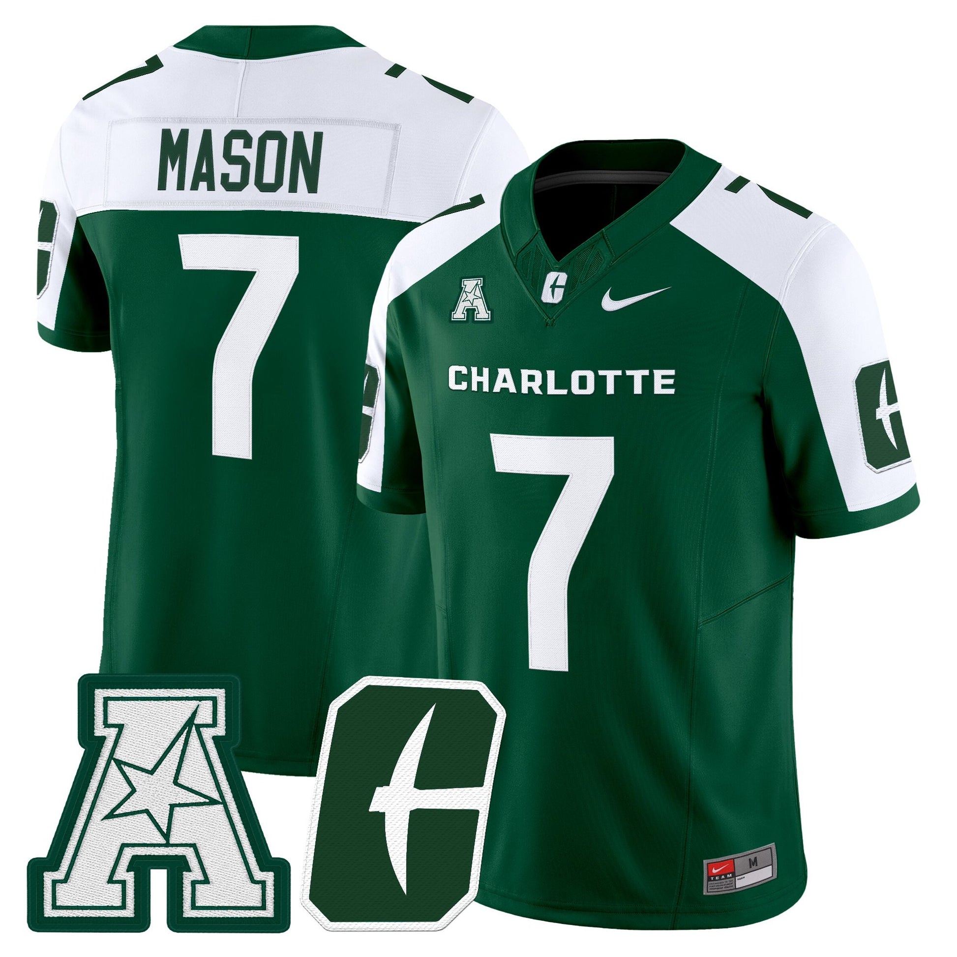Men's Charlotte 49ers 2025 Vapor Limited Jersey - All Stitched