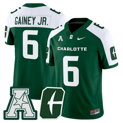 Men's Charlotte 49ers 2025 Vapor Limited Jersey - All Stitched