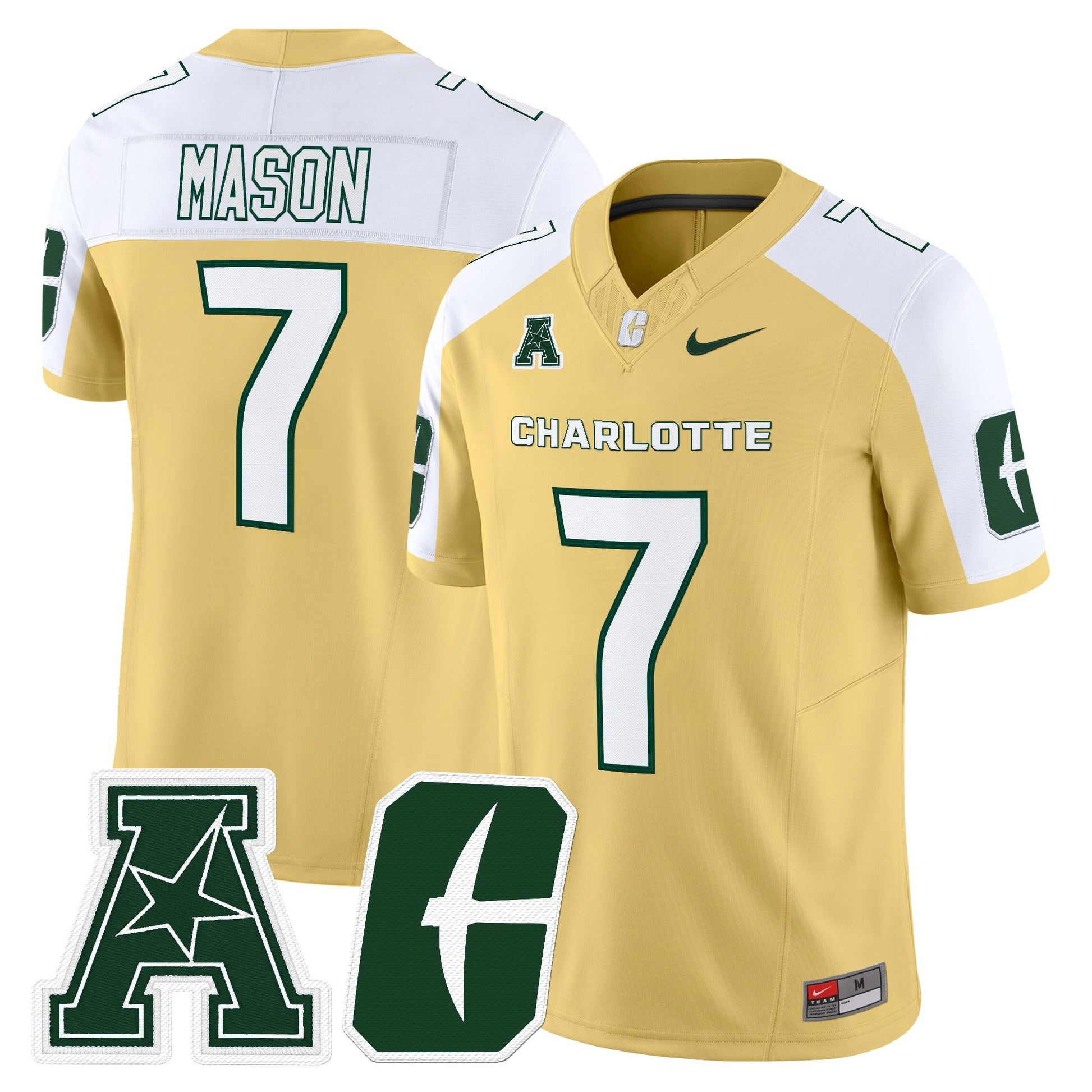Men's Charlotte 49ers 2025 Vapor Limited Jersey - All Stitched