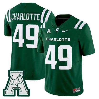 Men's Charlotte 49ers 2025 Vapor Limited Jersey - All Stitched