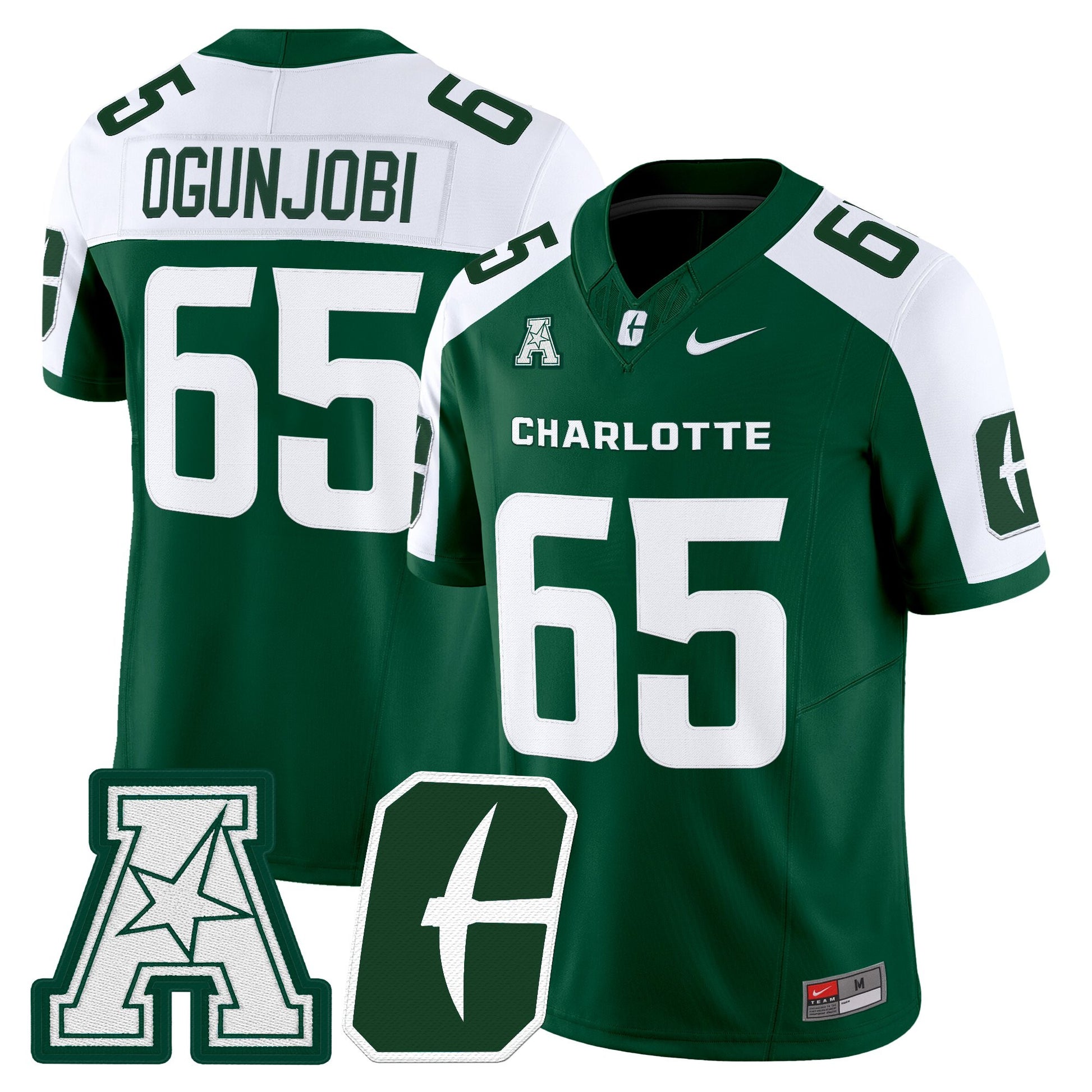 Men's Charlotte 49ers 2025 Vapor Limited Jersey - All Stitched