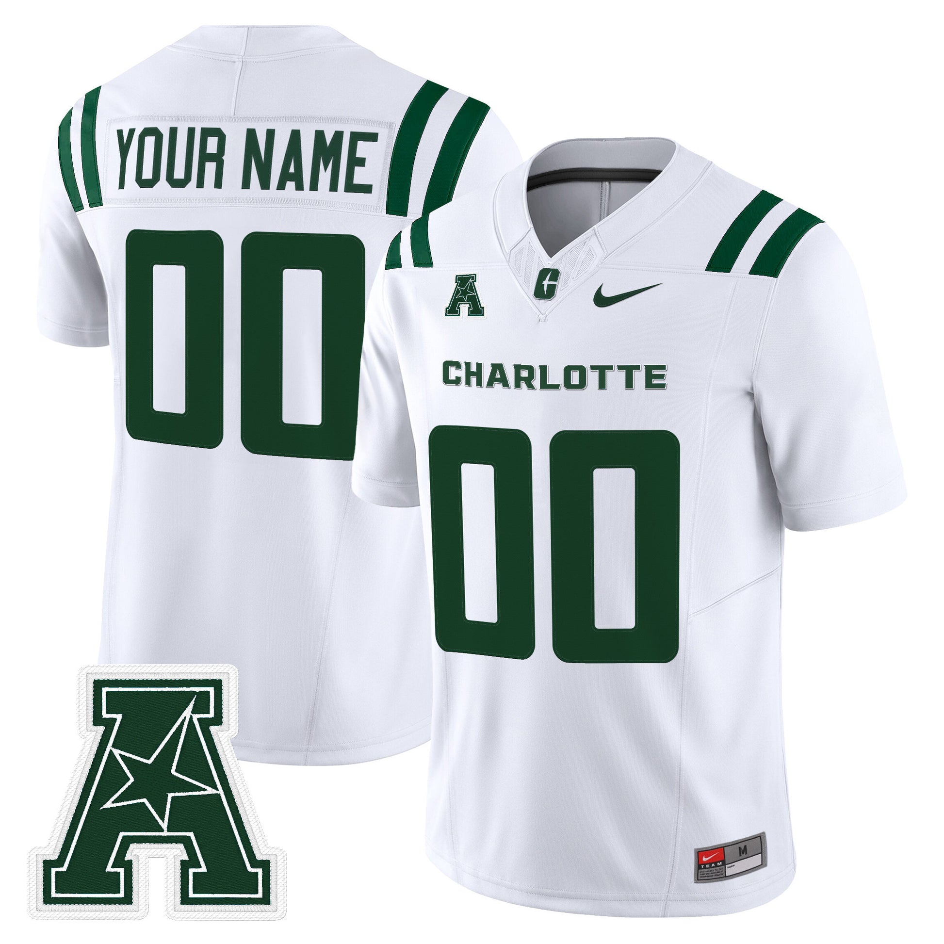 Charlotte 49ers 2025 Vapor Limited Custom Jersey - All Stitched