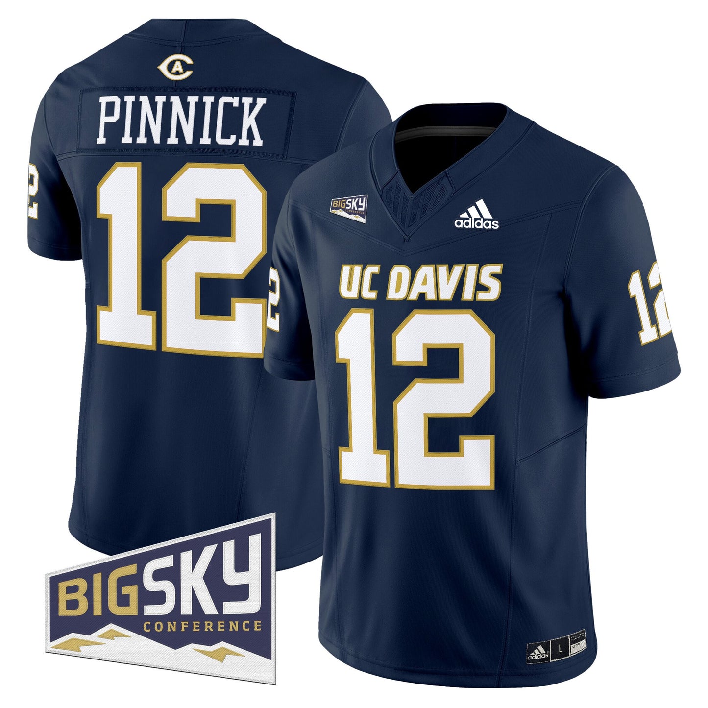 Men's UC Davis Aggies 2025 'Lake Tahoe Patch' Vapor Limited Jersey - All Stitched