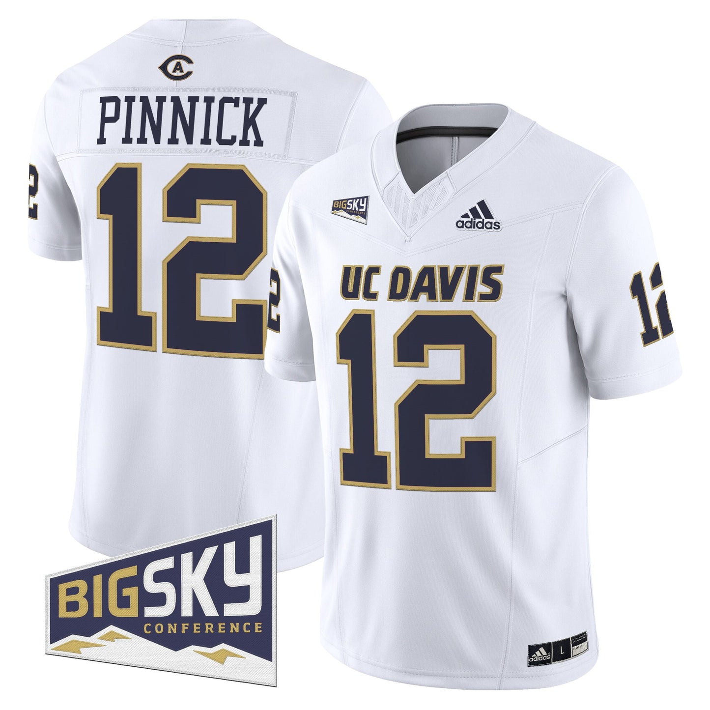 Men's UC Davis Aggies 2025 'Lake Tahoe Patch' Vapor Limited Jersey - All Stitched