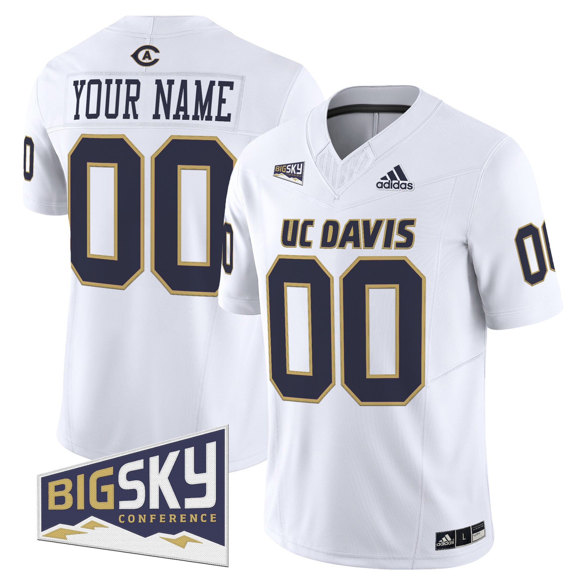 UC Davis Aggies 2025 'Lake Tahoe Patch' Vapor Limited Custom Jersey - All Stitched