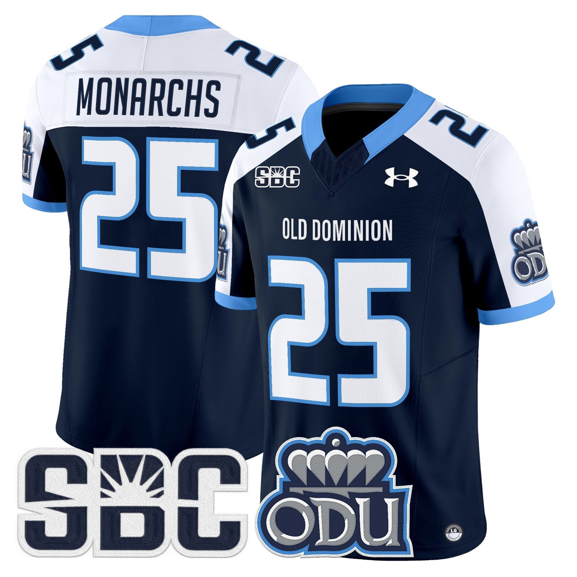 Men's Old Dominion Monarchs 2025 Vapor Limited Jersey - All Stitched