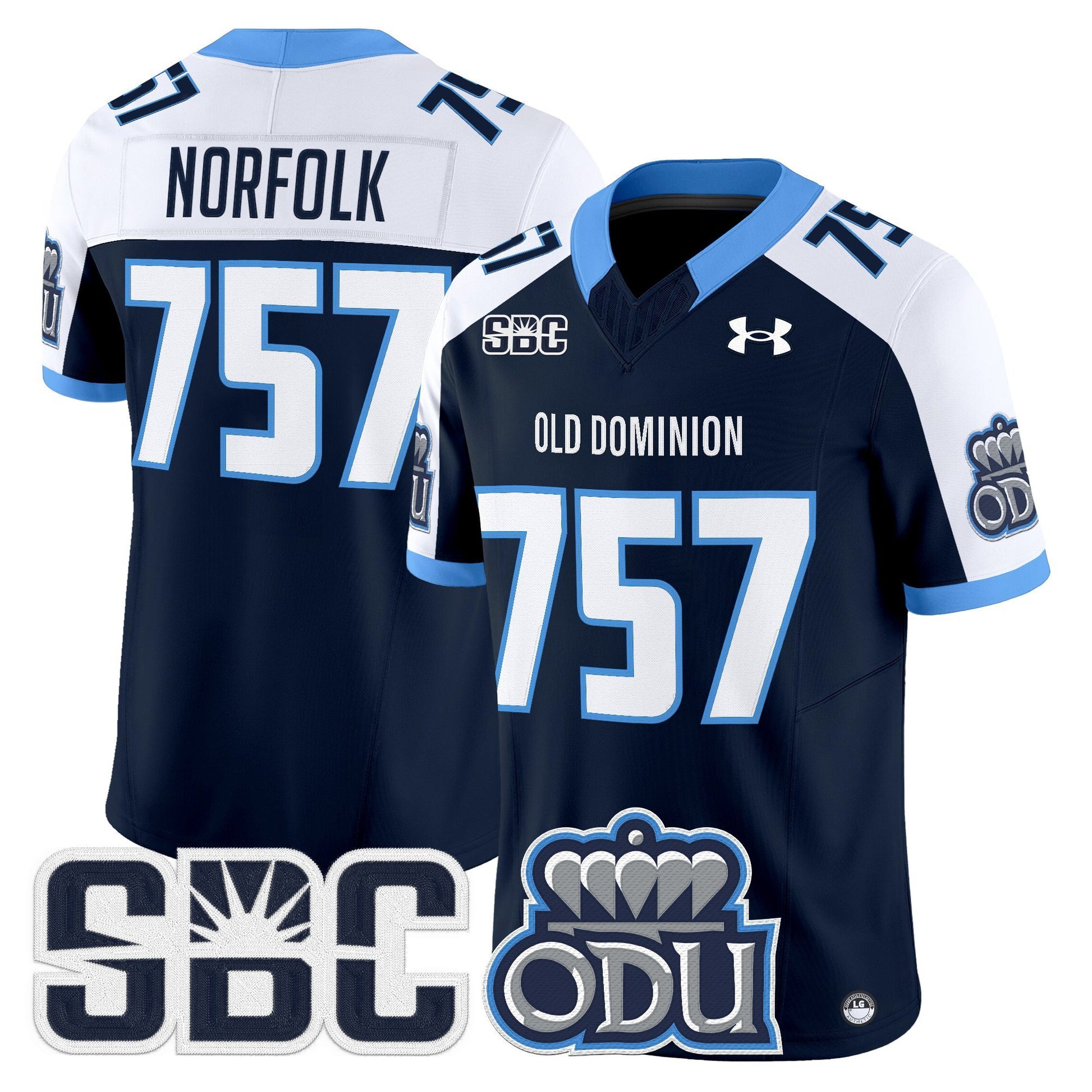Men's Old Dominion Monarchs 2025 Vapor Limited Jersey - All Stitched