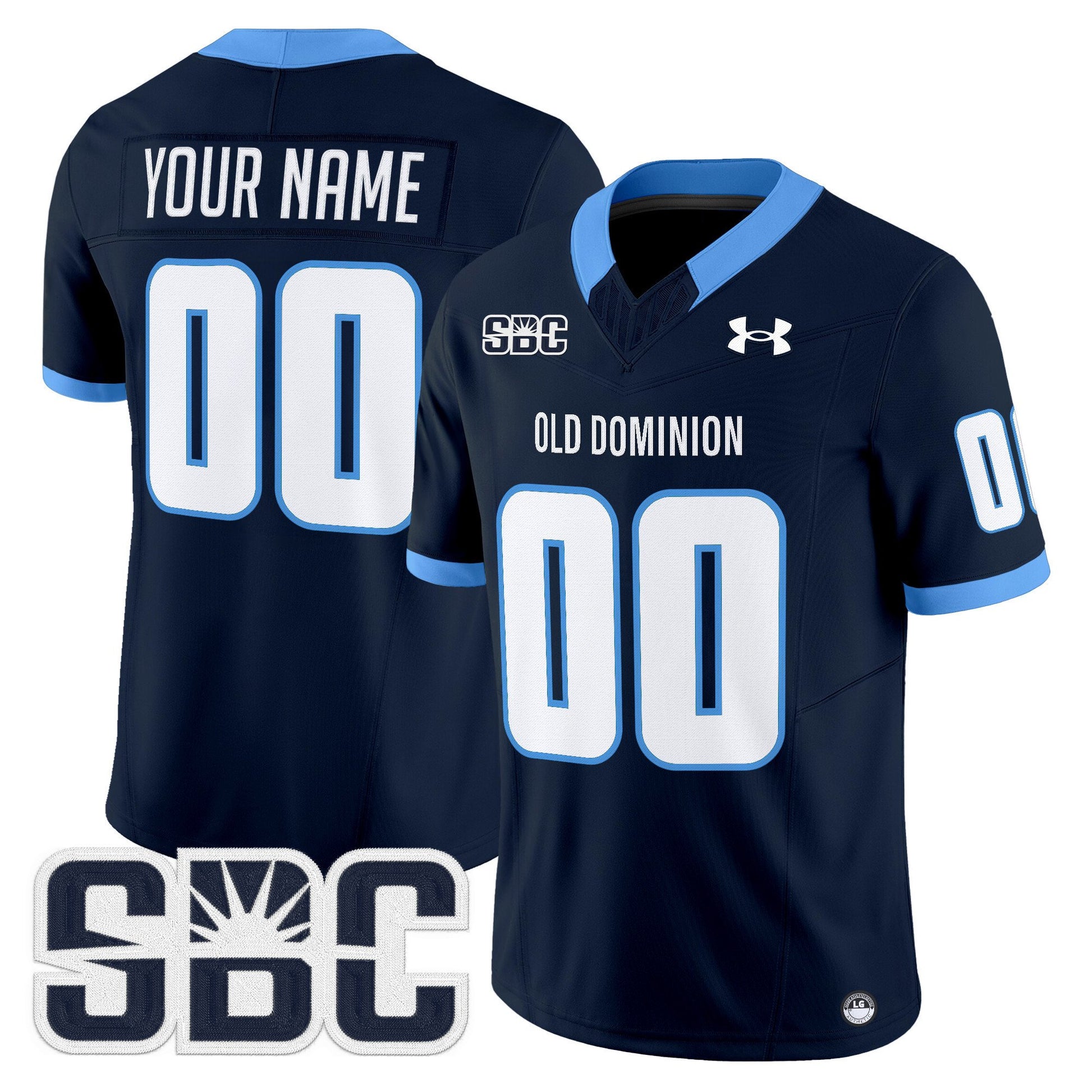 Old Dominion Monarchs 2025 Vapor Limited Custom Jersey - All Stitched