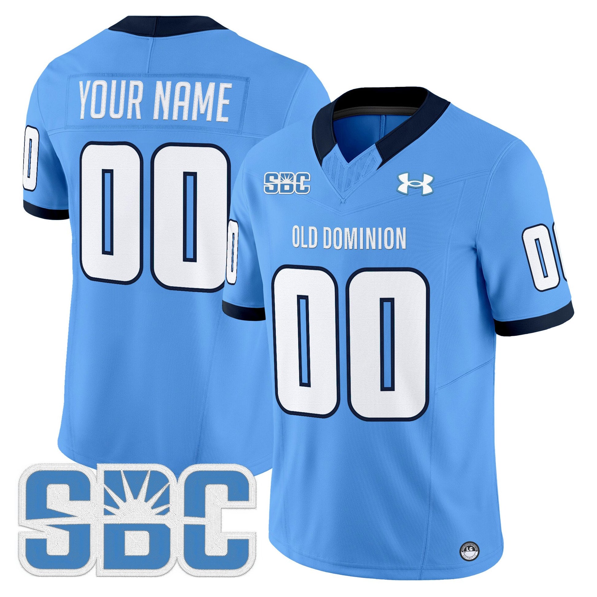 Old Dominion Monarchs 2025 Vapor Limited Custom Jersey - All Stitched