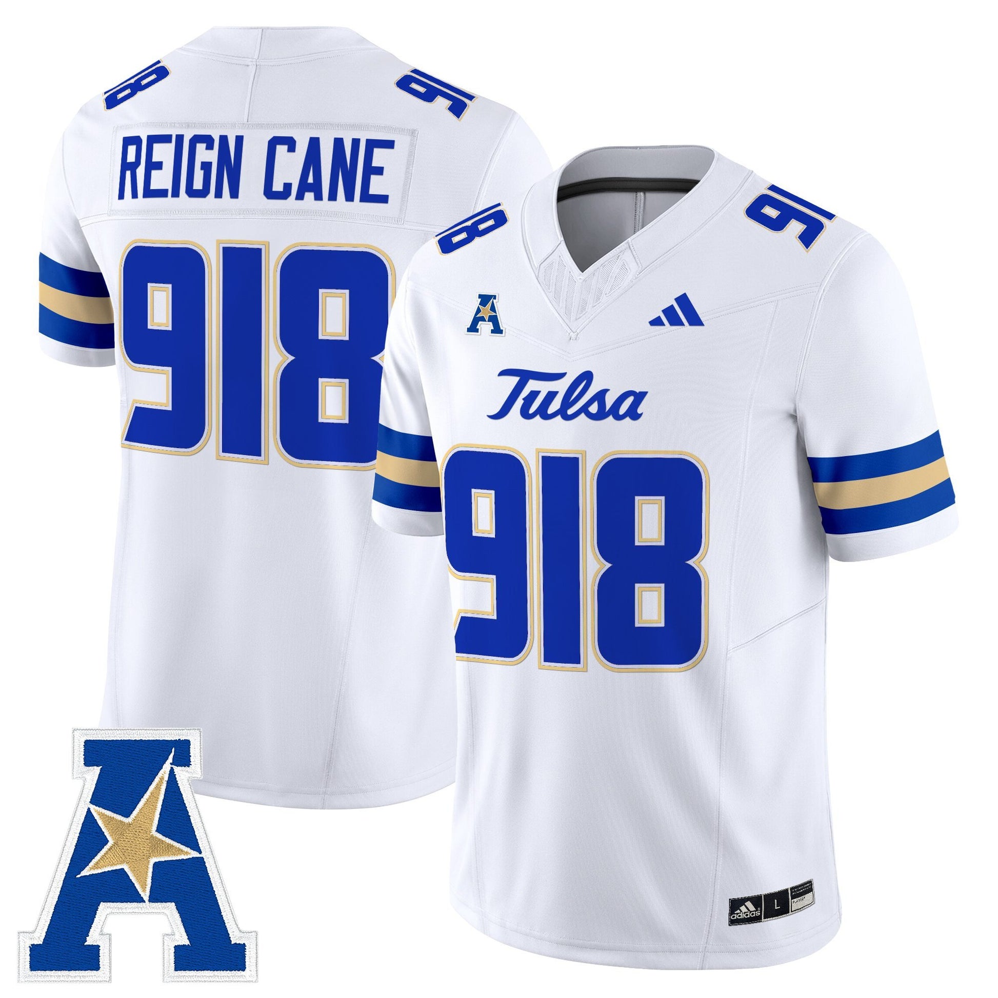 Men's Tulsa Golden Hurricane 2025 Vapor Limited Jersey - All Stitched