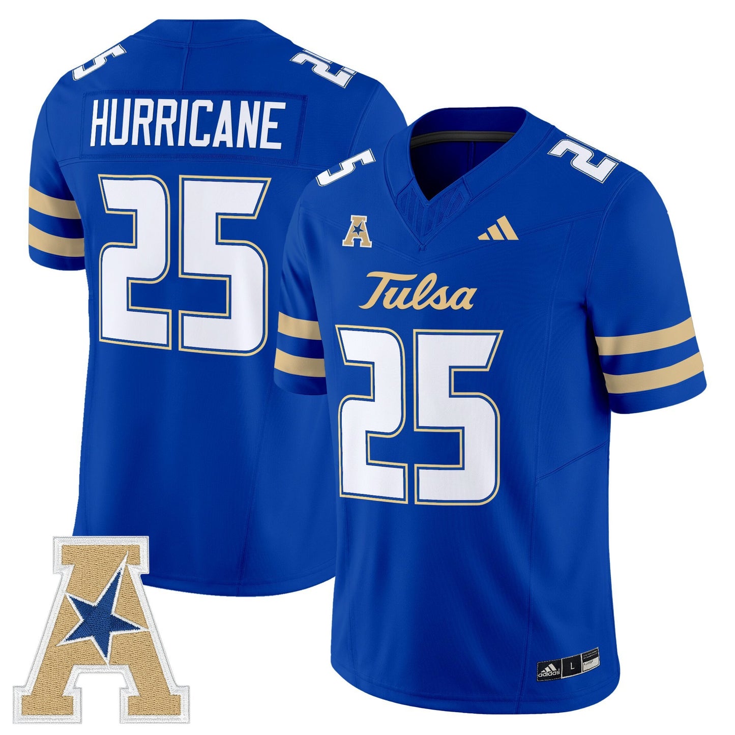 Men's Tulsa Golden Hurricane 2025 Vapor Limited Jersey - All Stitched