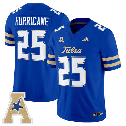Men's Tulsa Golden Hurricane 2025 Vapor Limited Jersey - All Stitched