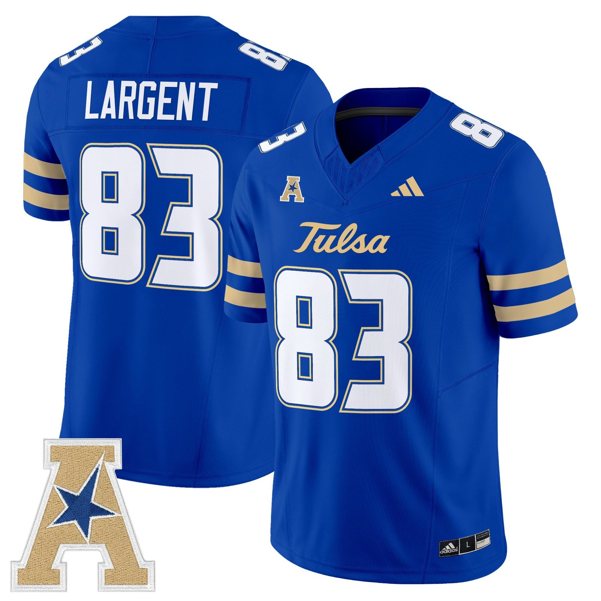 Men's Tulsa Golden Hurricane 2025 Vapor Limited Jersey - All Stitched