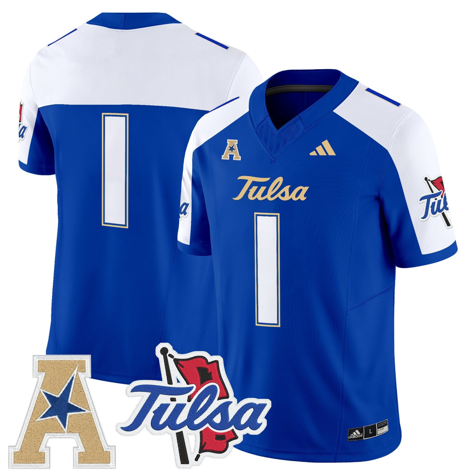Men's Tulsa Golden Hurricane 2025 Vapor Limited Jersey - All Stitched