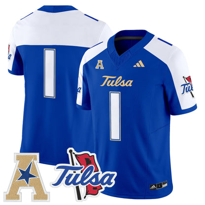 Men's Tulsa Golden Hurricane 2025 Vapor Limited Jersey - All Stitched