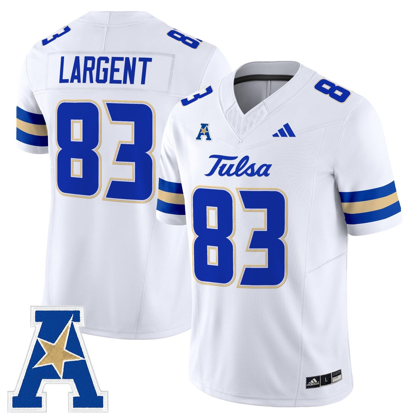 Men's Tulsa Golden Hurricane 2025 Vapor Limited Jersey - All Stitched