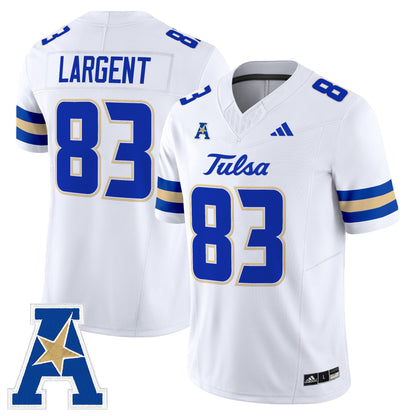 Men's Tulsa Golden Hurricane 2025 Vapor Limited Jersey - All Stitched