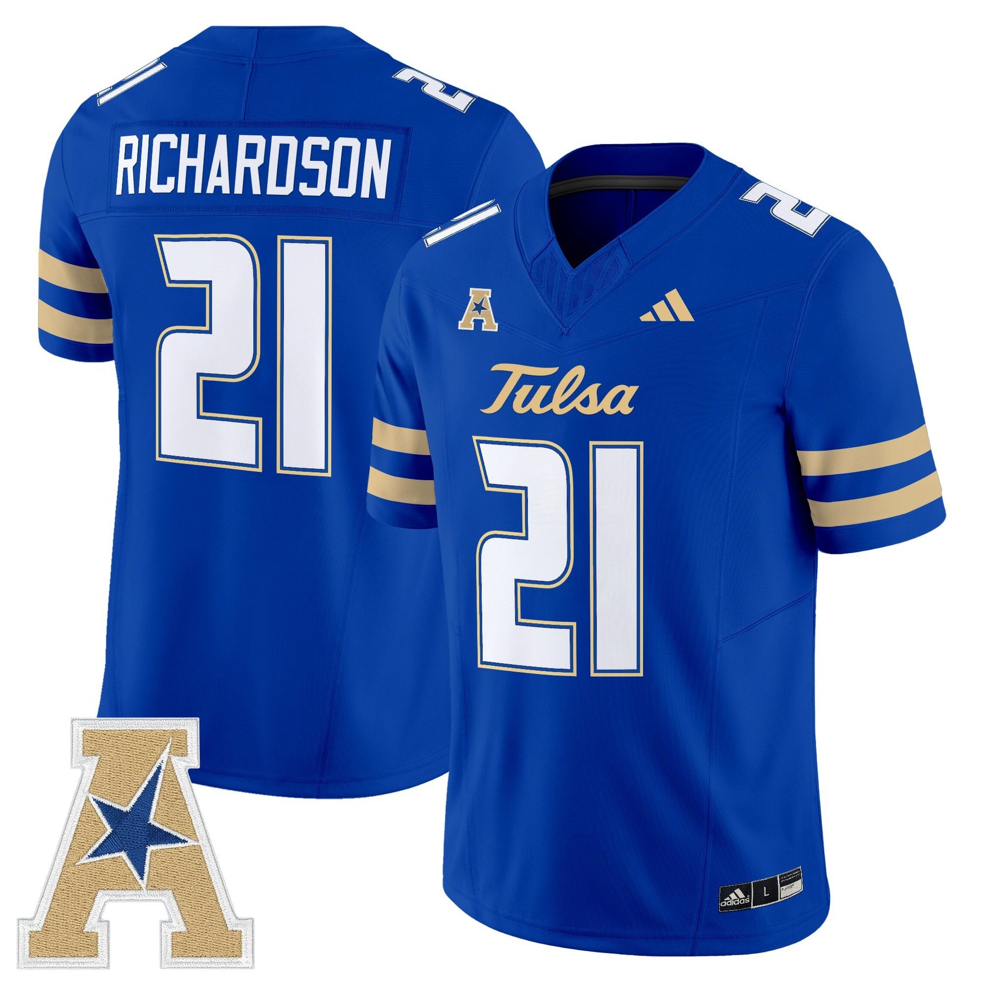 Men's Tulsa Golden Hurricane 2025 Vapor Limited Jersey - All Stitched