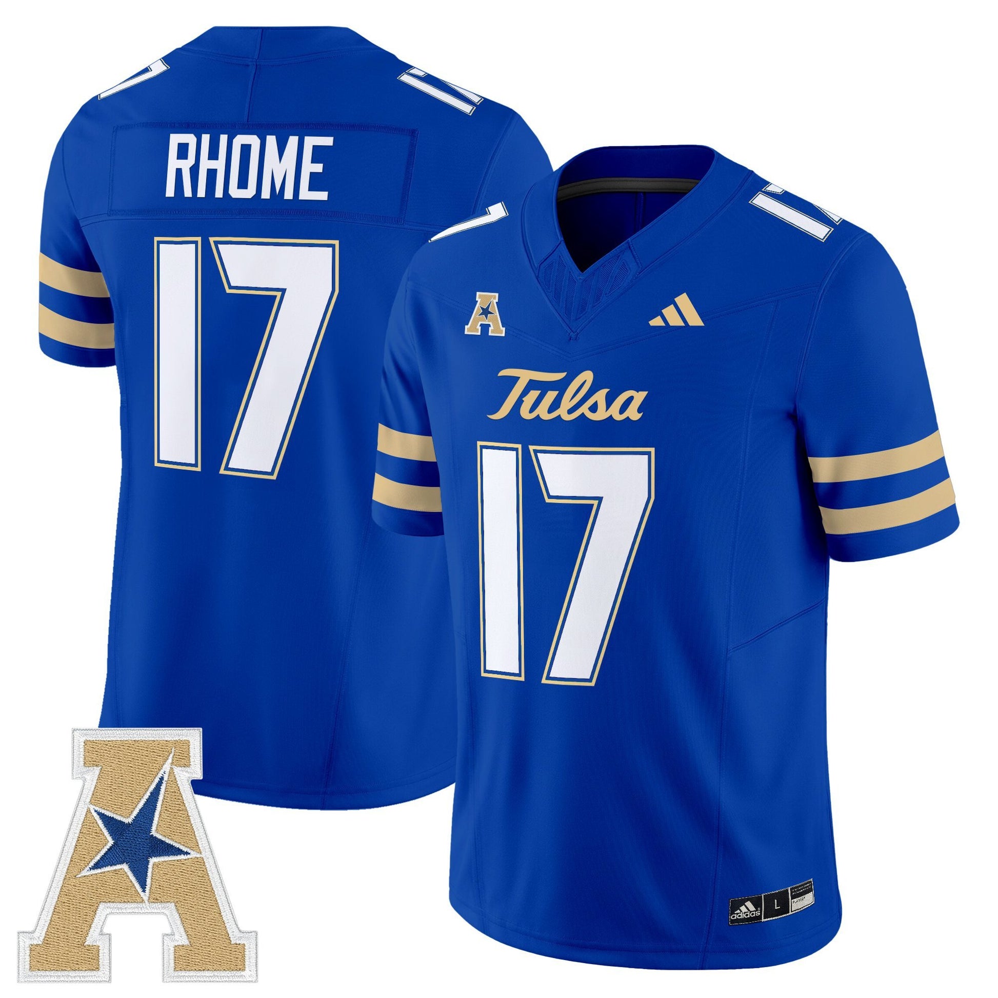 Men's Tulsa Golden Hurricane 2025 Vapor Limited Jersey - All Stitched