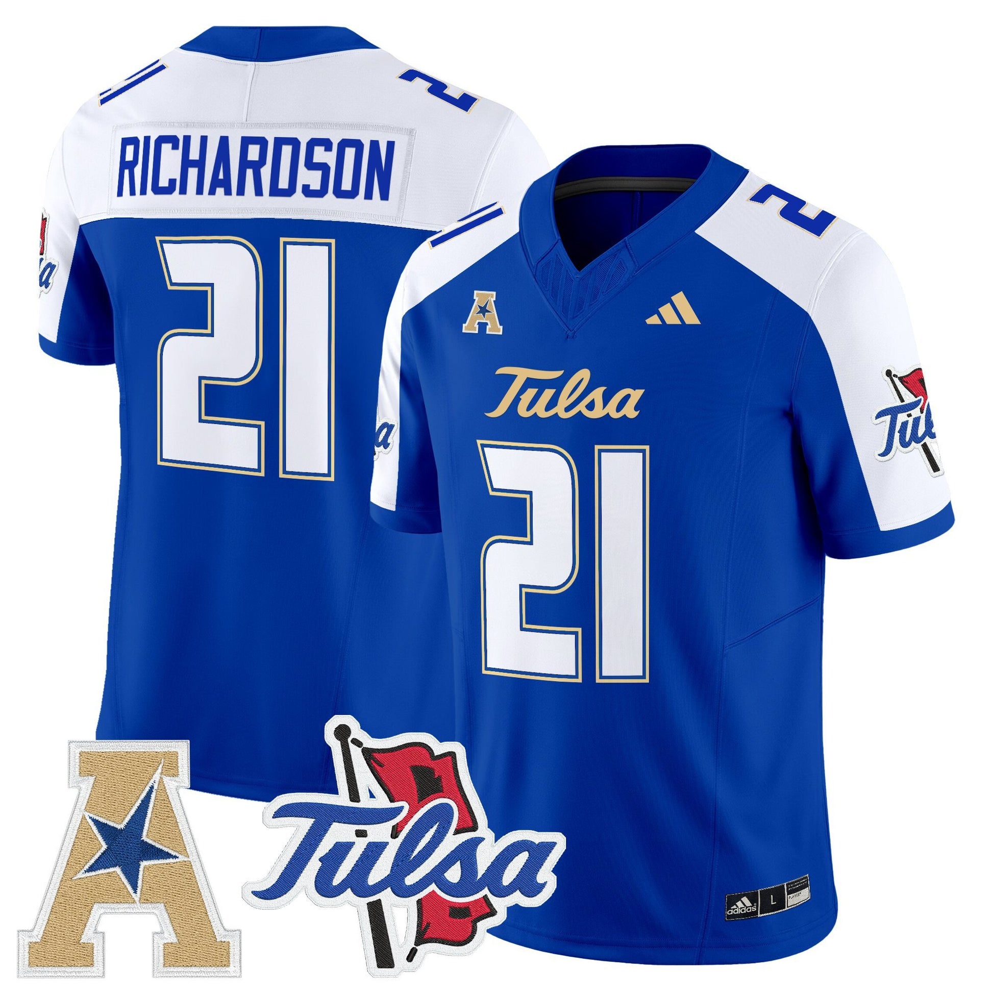 Men's Tulsa Golden Hurricane 2025 Vapor Limited Jersey - All Stitched