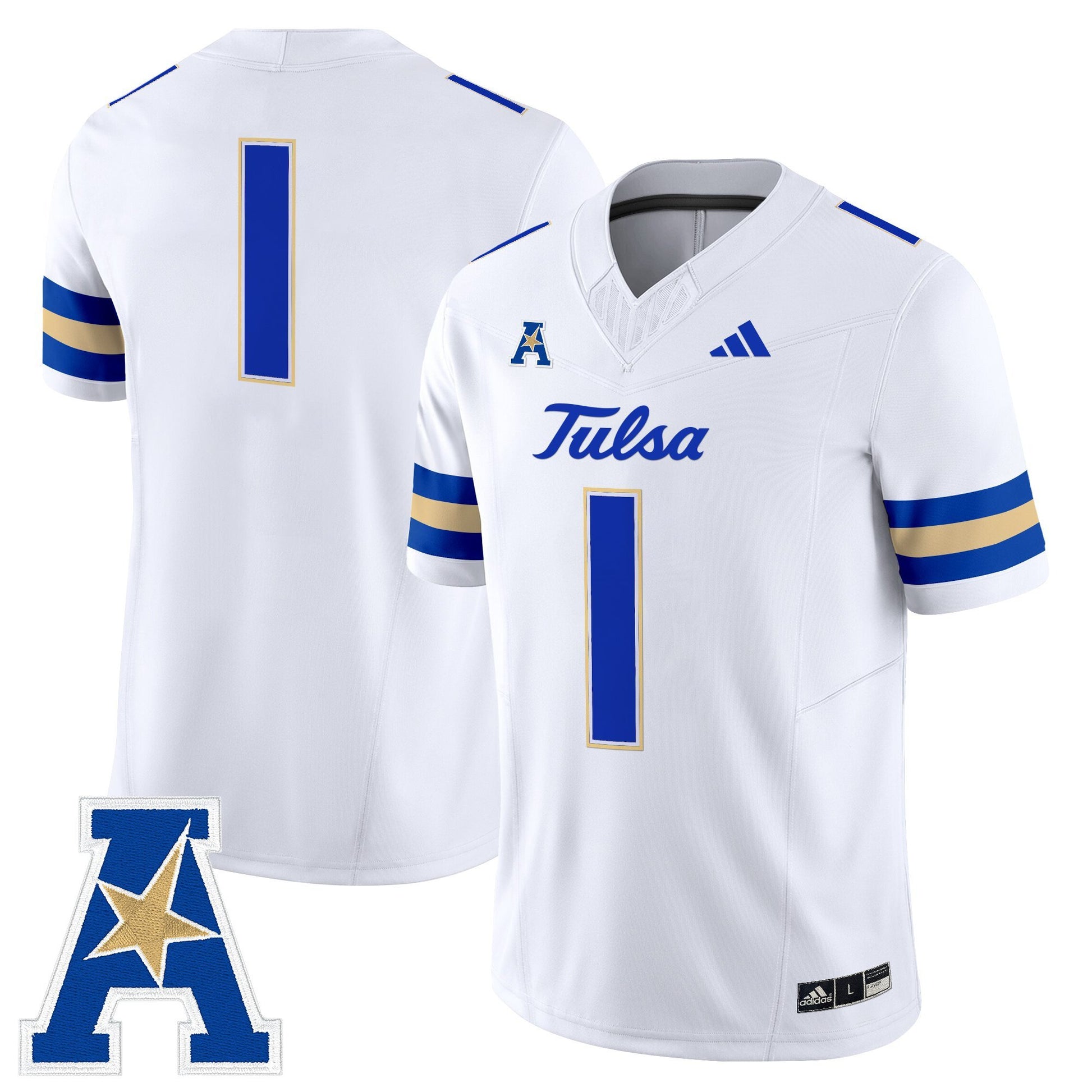 Men's Tulsa Golden Hurricane 2025 Vapor Limited Jersey - All Stitched