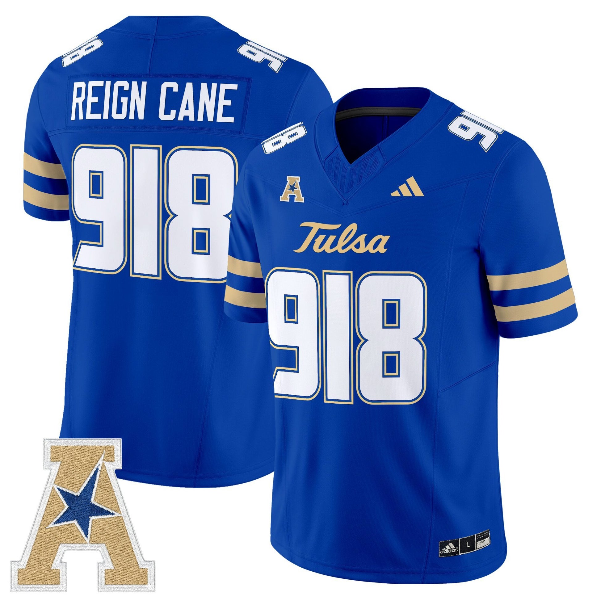 Men's Tulsa Golden Hurricane 2025 Vapor Limited Jersey - All Stitched