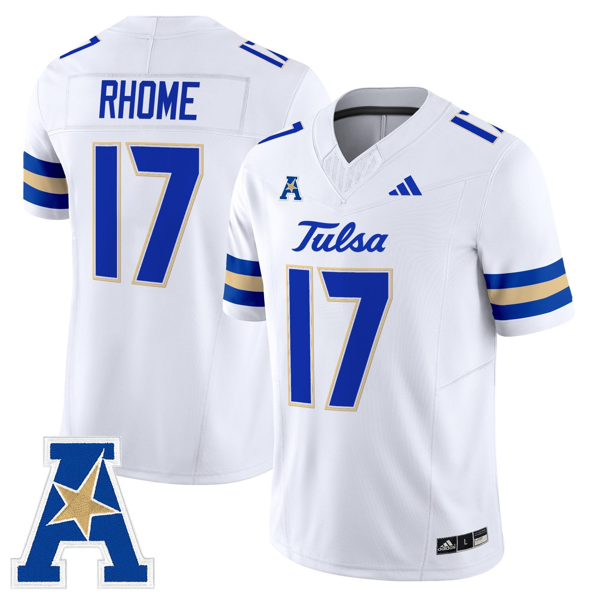 Men's Tulsa Golden Hurricane 2025 Vapor Limited Jersey - All Stitched