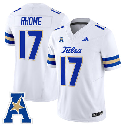 Men's Tulsa Golden Hurricane 2025 Vapor Limited Jersey - All Stitched