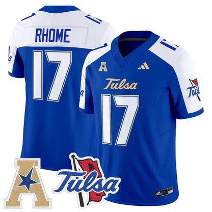 Men's Tulsa Golden Hurricane 2025 Vapor Limited Jersey - All Stitched