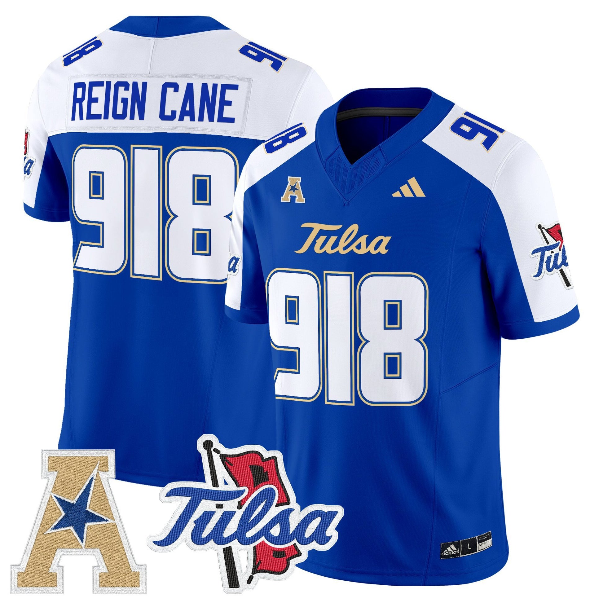 Men's Tulsa Golden Hurricane 2025 Vapor Limited Jersey - All Stitched