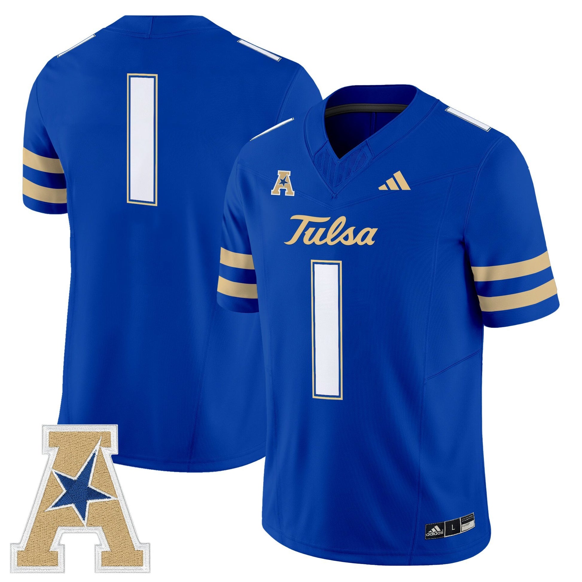 Men's Tulsa Golden Hurricane 2025 Vapor Limited Jersey - All Stitched