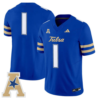 Men's Tulsa Golden Hurricane 2025 Vapor Limited Jersey - All Stitched