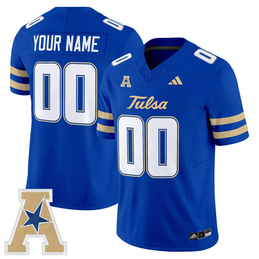 Tulsa Golden Hurricane 2025 Vapor Limited Custom Jersey - All Stitched