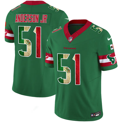 Men's Houston Texans 2025 Mexico Vapor Limited Jersey - All Stitched
