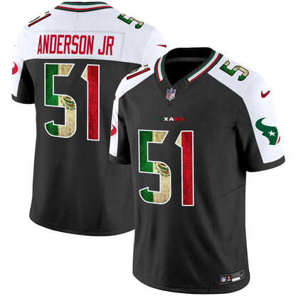Men's Houston Texans 2025 Mexico Vapor Limited Jersey - All Stitched