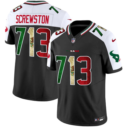 Men's Houston Texans 2025 Mexico Vapor Limited Jersey - All Stitched