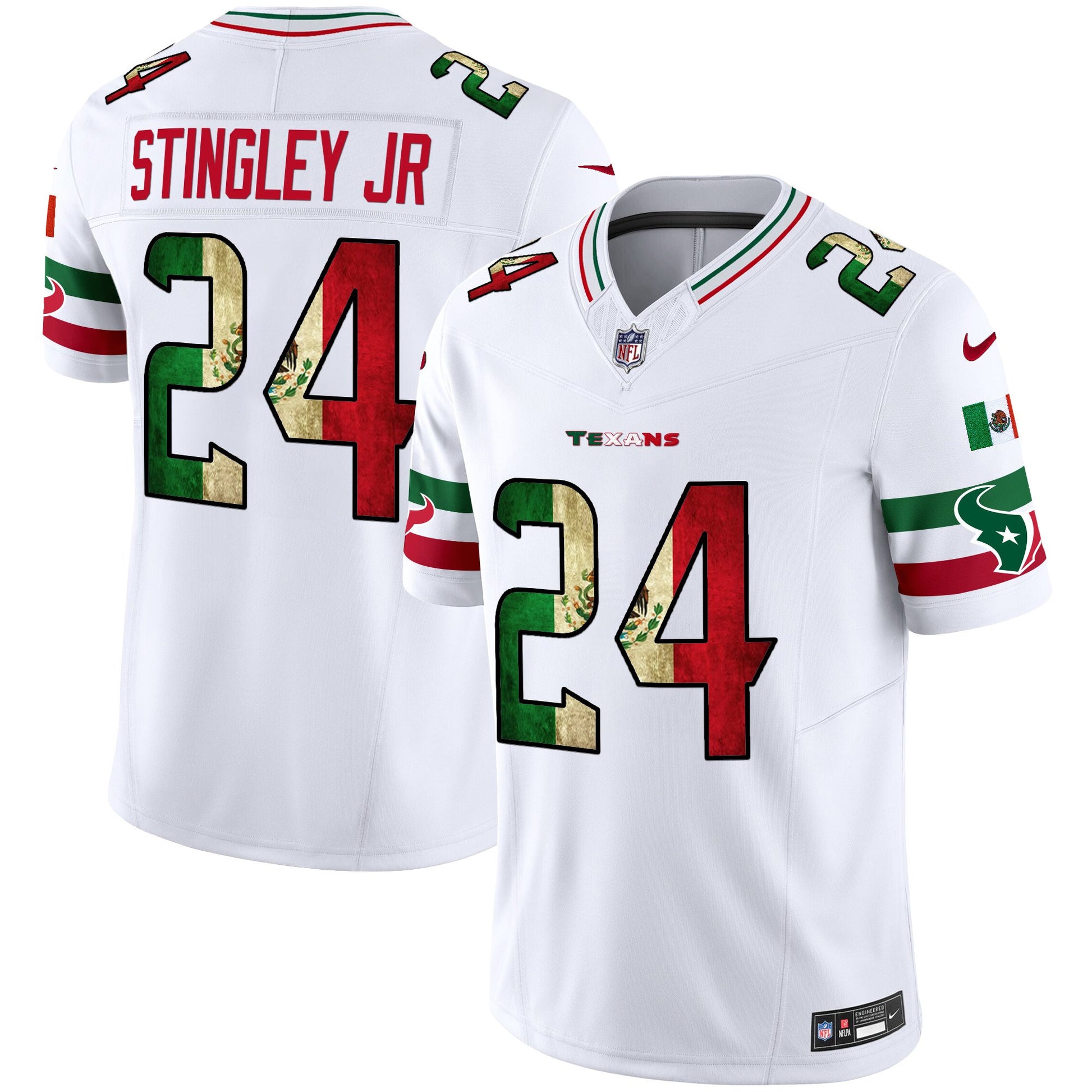 Men's Houston Texans 2025 Mexico Vapor Limited Jersey - All Stitched