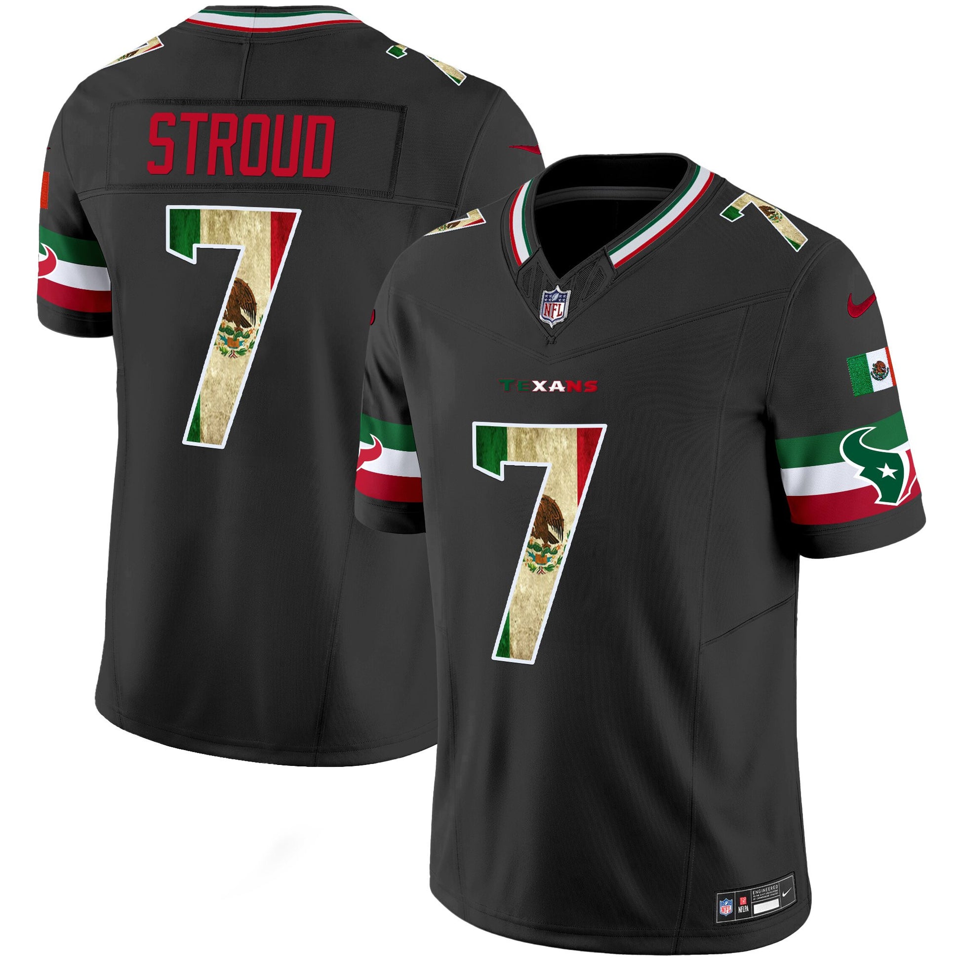 Men's Houston Texans 2025 Mexico Vapor Limited Jersey - All Stitched