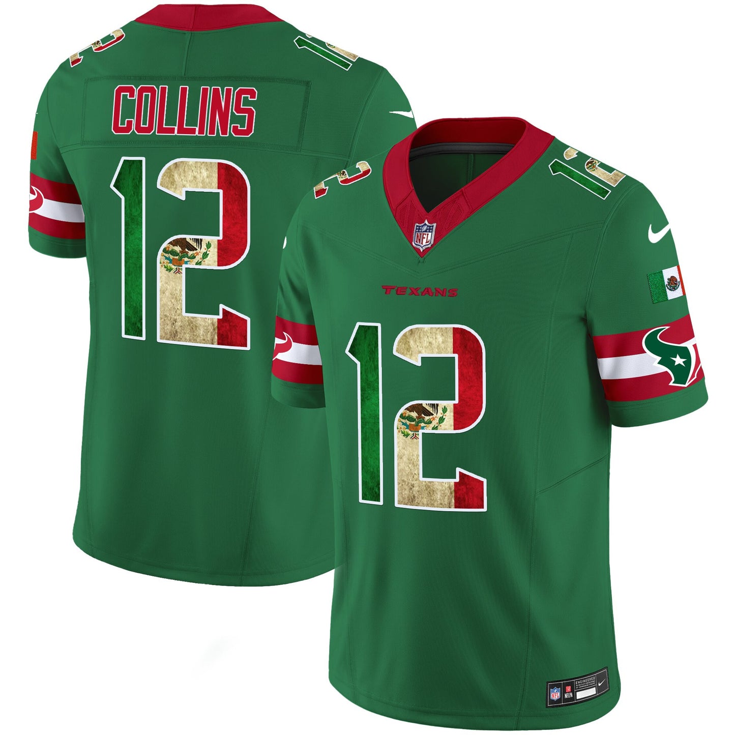Men's Houston Texans 2025 Mexico Vapor Limited Jersey - All Stitched