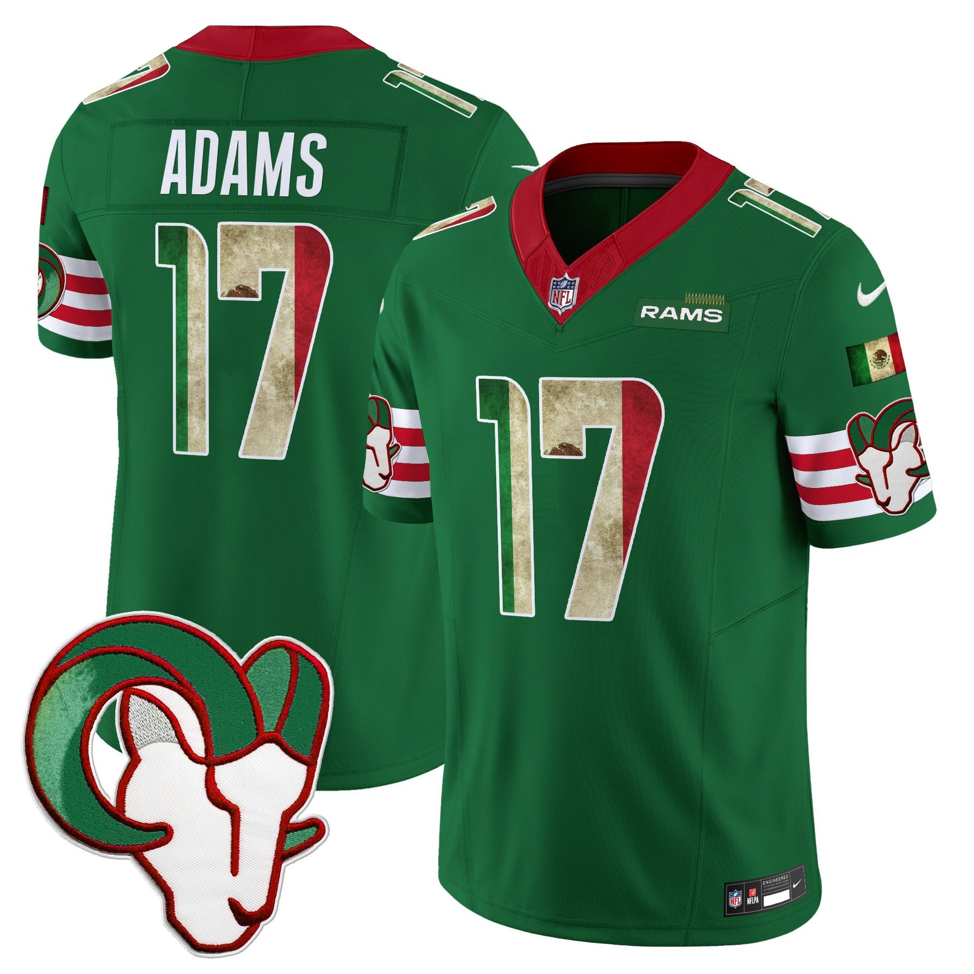 Men's Los Angeles Rams 2025 Mexico Vapor Limited Jersey - All Stitched