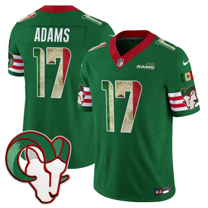 Men's Los Angeles Rams 2025 Mexico Vapor Limited Jersey - All Stitched