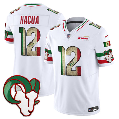 Men's Los Angeles Rams 2025 Mexico Vapor Limited Jersey - All Stitched