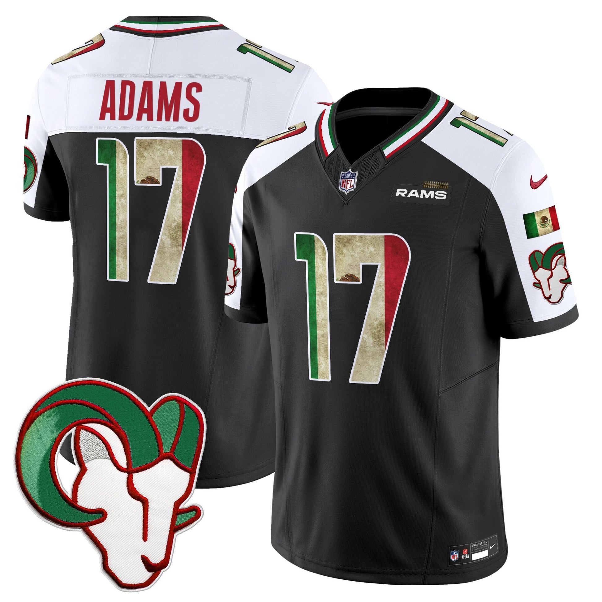 Men's Los Angeles Rams 2025 Mexico Vapor Limited Jersey - All Stitched